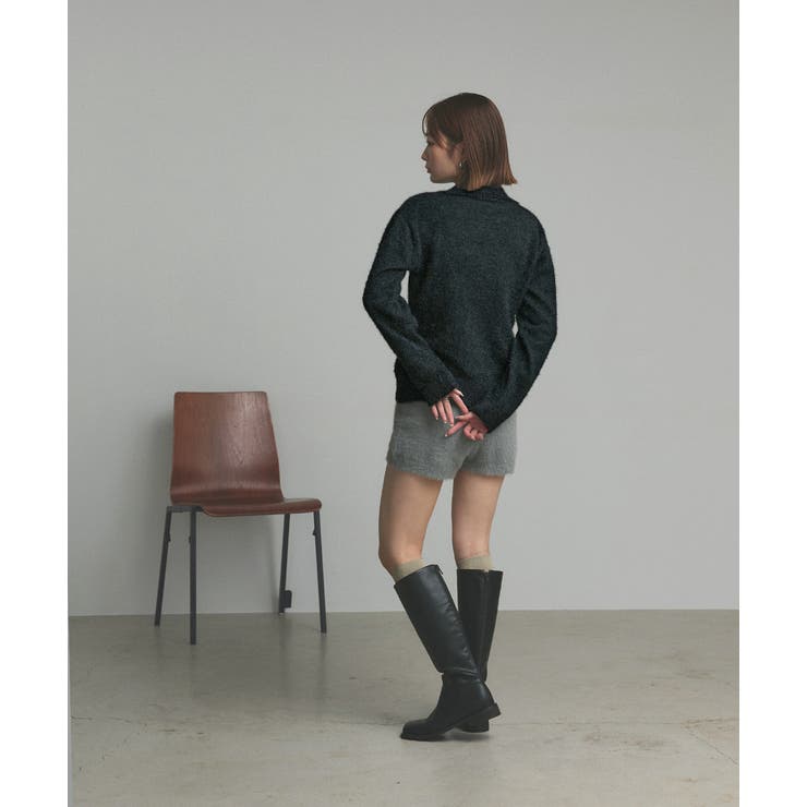 シャギーニットポロカーディガン | ad thie | 詳細画像63 