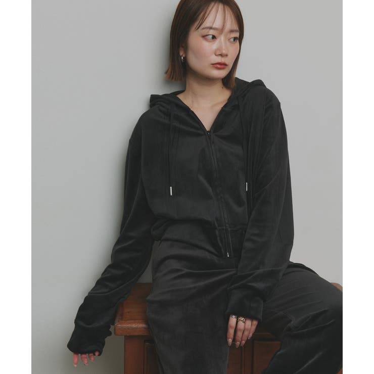 ベロアパーカー イージーパンツ セットアップ | ad thie | 詳細画像14 