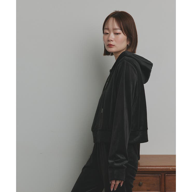 ベロアパーカー イージーパンツ セットアップ | ad thie | 詳細画像17 