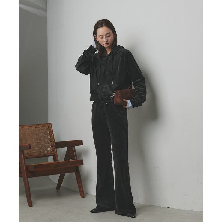 2025AW新作】ベロアパーカー イージーパンツ セットアップ[品番