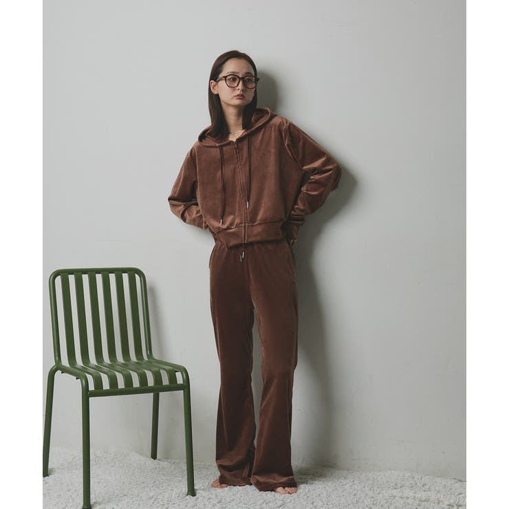 ベロアパーカー イージーパンツ セットアップ | ad thie | 詳細画像23 