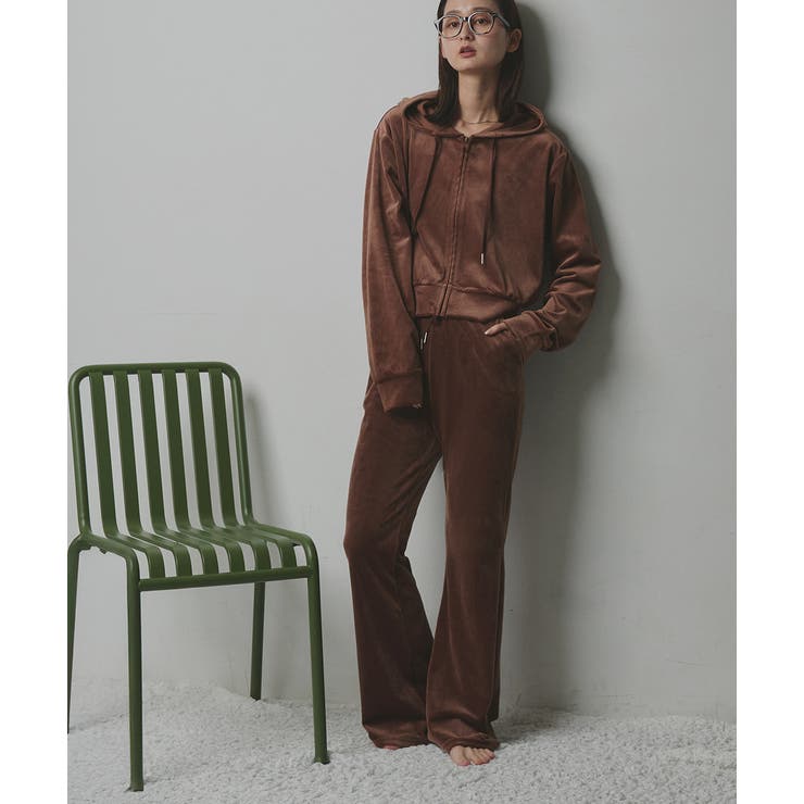 ベロアパーカー イージーパンツ セットアップ | ad thie | 詳細画像24 