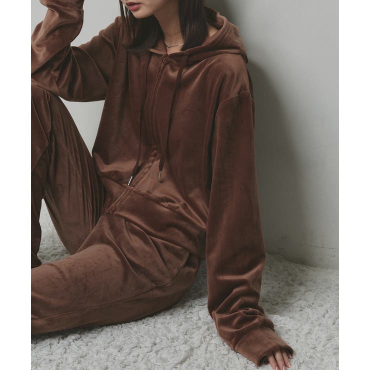 ベロアパーカー イージーパンツ セットアップ | ad thie | 詳細画像27 