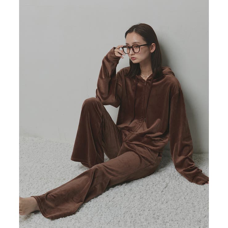 ベロアパーカー イージーパンツ セットアップ | ad thie | 詳細画像28 