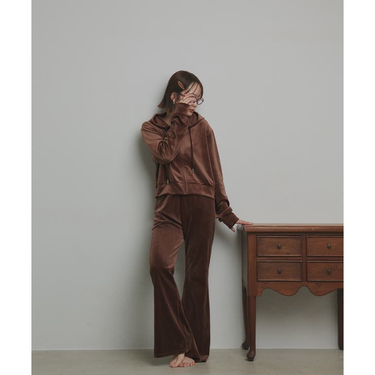 ベロアパーカー イージーパンツ セットアップ | ad thie | 詳細画像32 