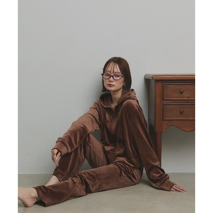 ベロアパーカー イージーパンツ セットアップ | ad thie | 詳細画像36 