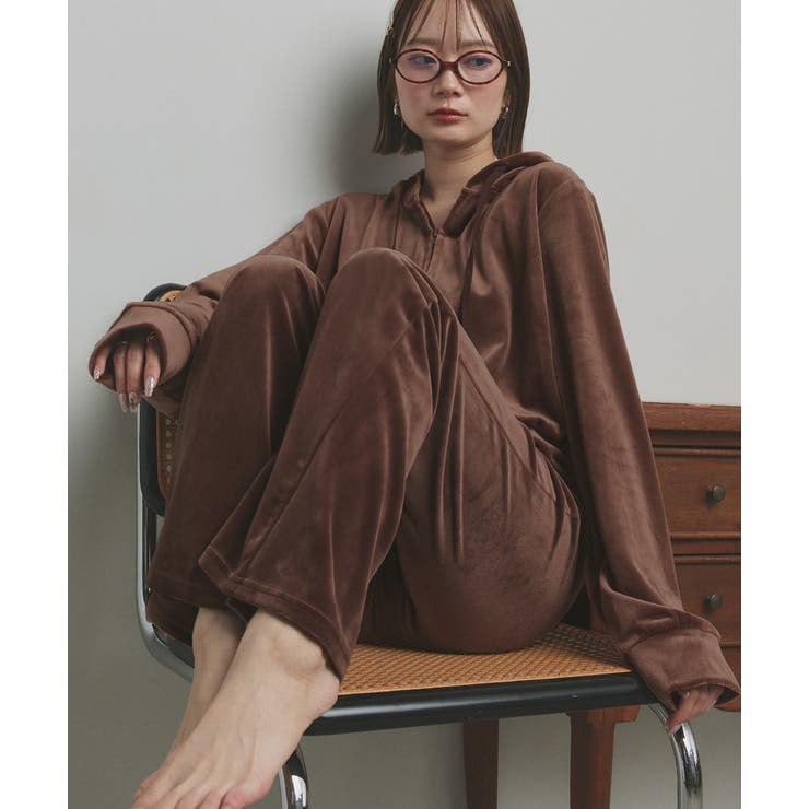 ベロアパーカー イージーパンツ セットアップ | ad thie | 詳細画像39 