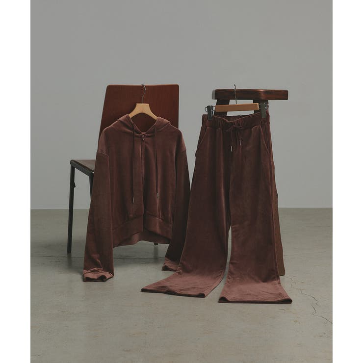 ベロアパーカー イージーパンツ セットアップ | ad thie | 詳細画像43 