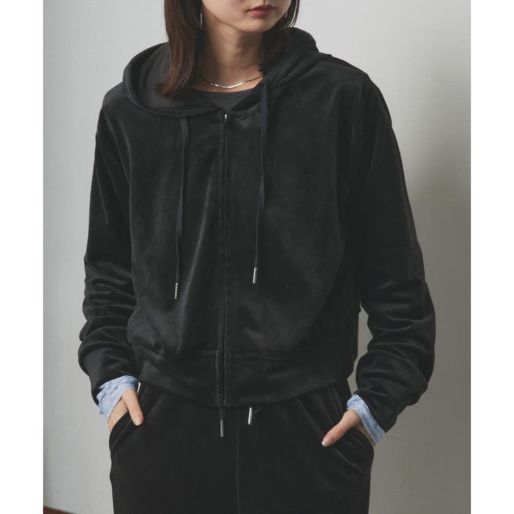 ベロアパーカー イージーパンツ セットアップ | ad thie | 詳細画像5 