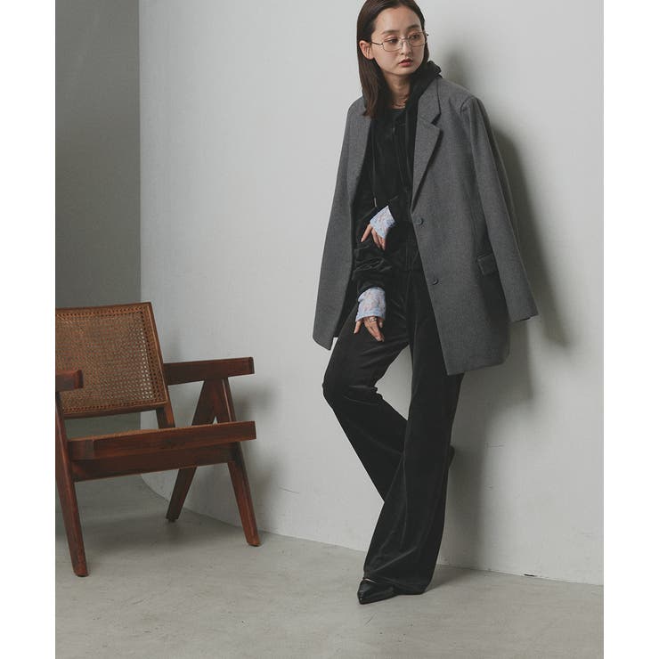 ベロアパーカー イージーパンツ セットアップ | ad thie | 詳細画像9 