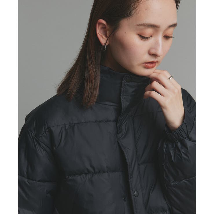 【2025AW新作】レザーパッチ中綿ダウンブルゾン | ad thie | 詳細画像12 