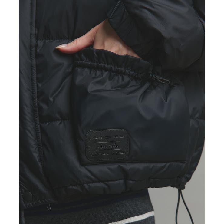 【2025AW新作】レザーパッチ中綿ダウンブルゾン | ad thie | 詳細画像13 