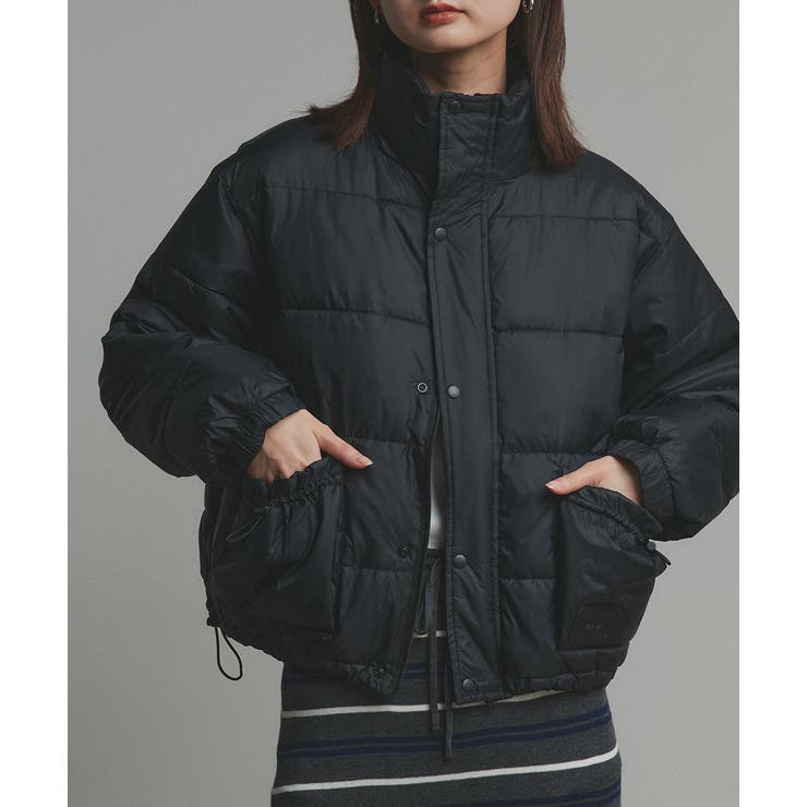 【2025AW新作】レザーパッチ中綿ダウンブルゾン | ad thie | 詳細画像15 