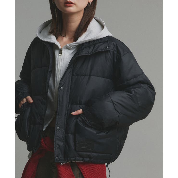 【2025AW新作】レザーパッチ中綿ダウンブルゾン | ad thie | 詳細画像19 