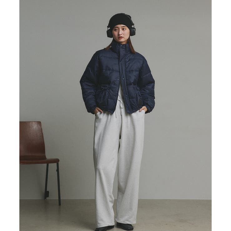 【2025AW新作】レザーパッチ中綿ダウンブルゾン | ad thie | 詳細画像22 
