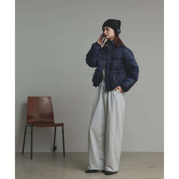【2025AW新作】レザーパッチ中綿ダウンブルゾン | ad thie | 詳細画像23 