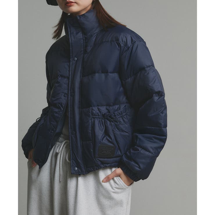 【2025AW新作】レザーパッチ中綿ダウンブルゾン | ad thie | 詳細画像29 