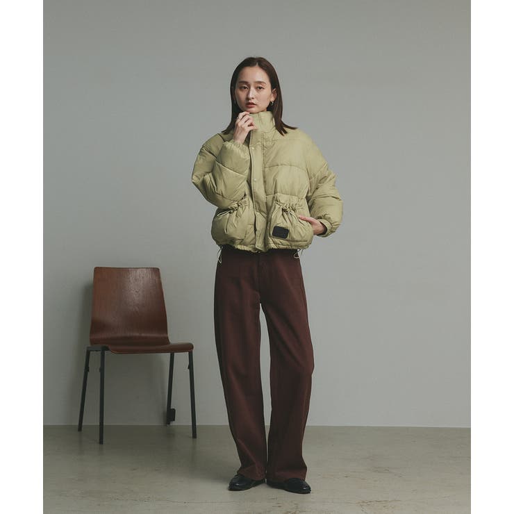 【2025AW新作】レザーパッチ中綿ダウンブルゾン | ad thie | 詳細画像31 