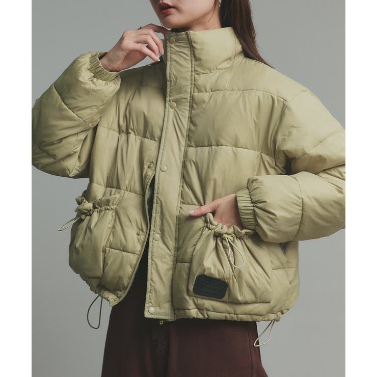 【2025AW新作】レザーパッチ中綿ダウンブルゾン | ad thie | 詳細画像33 