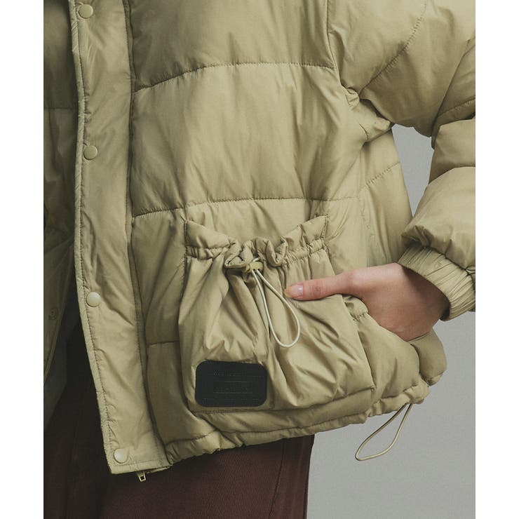 【2025AW新作】レザーパッチ中綿ダウンブルゾン | ad thie | 詳細画像34 