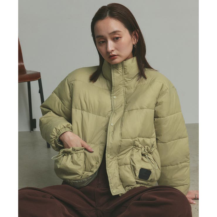 【2025AW新作】レザーパッチ中綿ダウンブルゾン | ad thie | 詳細画像35 