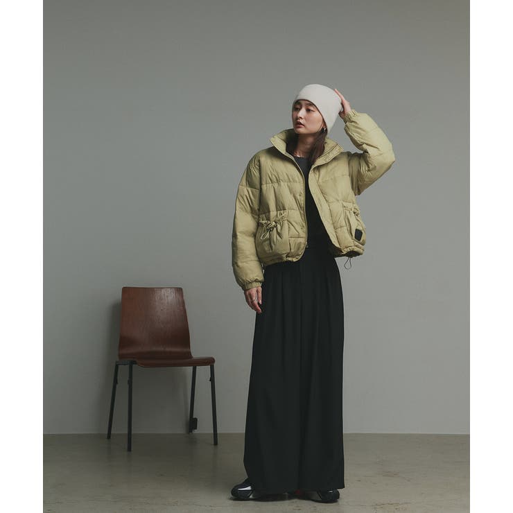 【2025AW新作】レザーパッチ中綿ダウンブルゾン | ad thie | 詳細画像36 