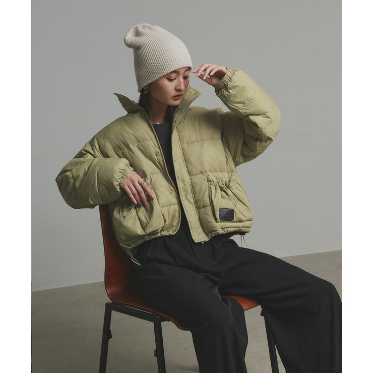 【2025AW新作】レザーパッチ中綿ダウンブルゾン | ad thie | 詳細画像43 