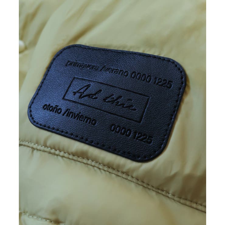 【2025AW新作】レザーパッチ中綿ダウンブルゾン | ad thie | 詳細画像48 