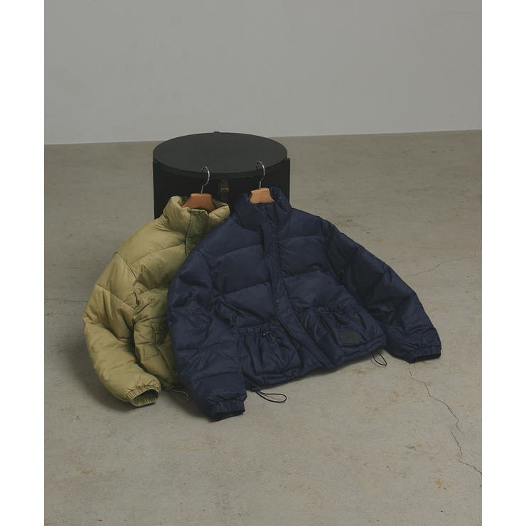 【2025AW新作】レザーパッチ中綿ダウンブルゾン | ad thie | 詳細画像50 