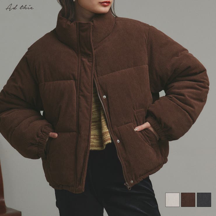 【2025AW新作】コーデュロイパデットブルゾン | ad thie | 詳細画像1 