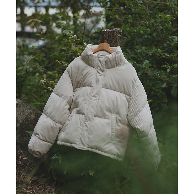 アイボリー | 【2025AW新作】コーデュロイパデットブルゾン | ad thie