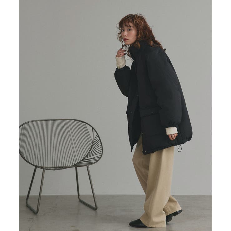 【2025AW新作】ラグランパデットミドルブルゾン | ad thie | 詳細画像13 