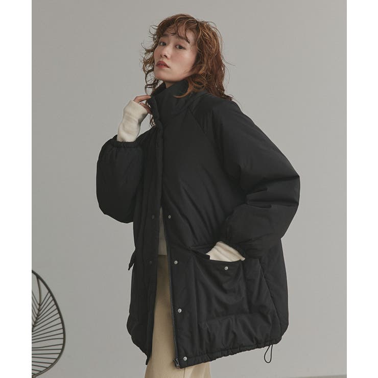 【2025AW新作】ラグランパデットミドルブルゾン | ad thie | 詳細画像15 