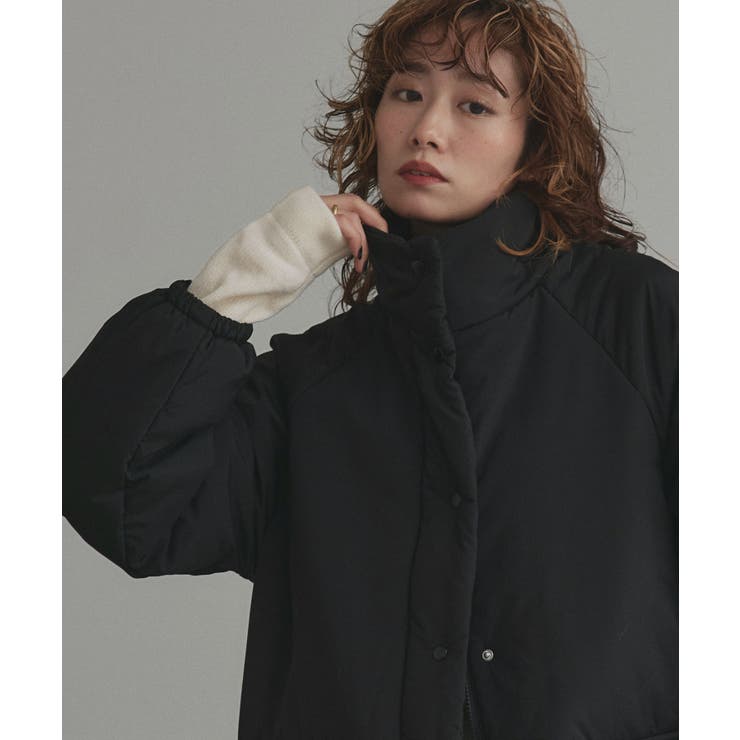 【2025AW新作】ラグランパデットミドルブルゾン | ad thie | 詳細画像17 