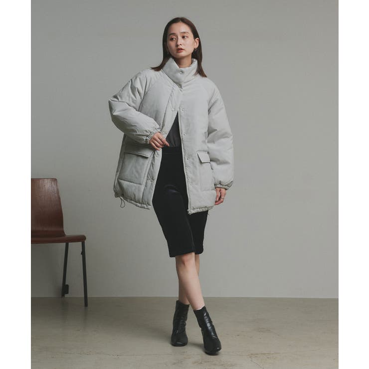 【2025AW新作】ラグランパデットミドルブルゾン | ad thie | 詳細画像22 