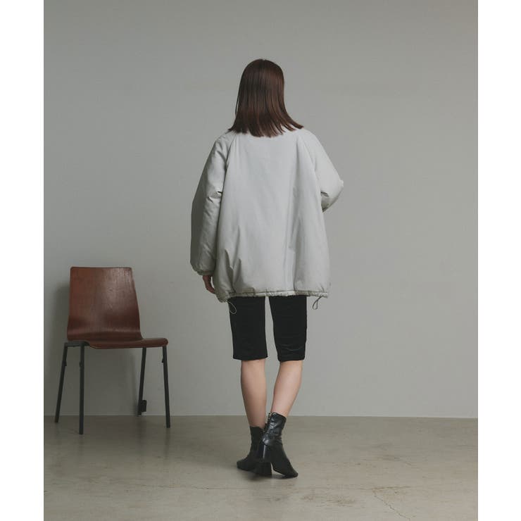 【2025AW新作】ラグランパデットミドルブルゾン | ad thie | 詳細画像24 