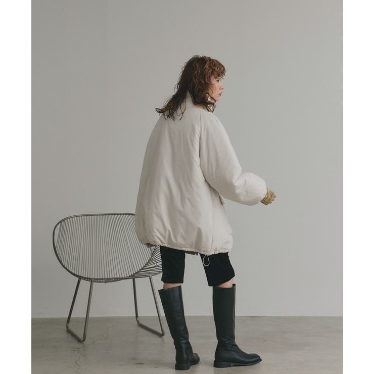 【2025AW新作】ラグランパデットミドルブルゾン | ad thie | 詳細画像3 