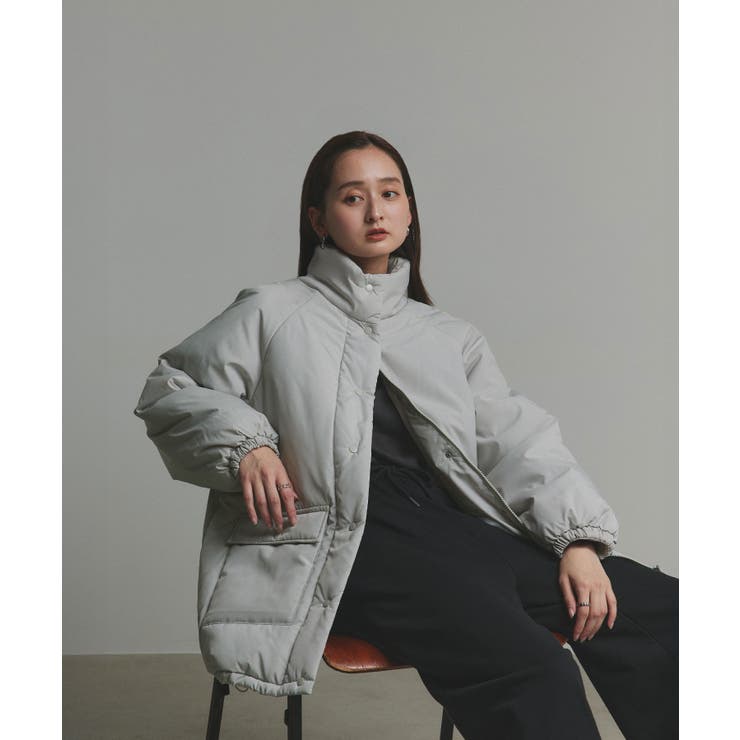 【2025AW新作】ラグランパデットミドルブルゾン | ad thie | 詳細画像32 