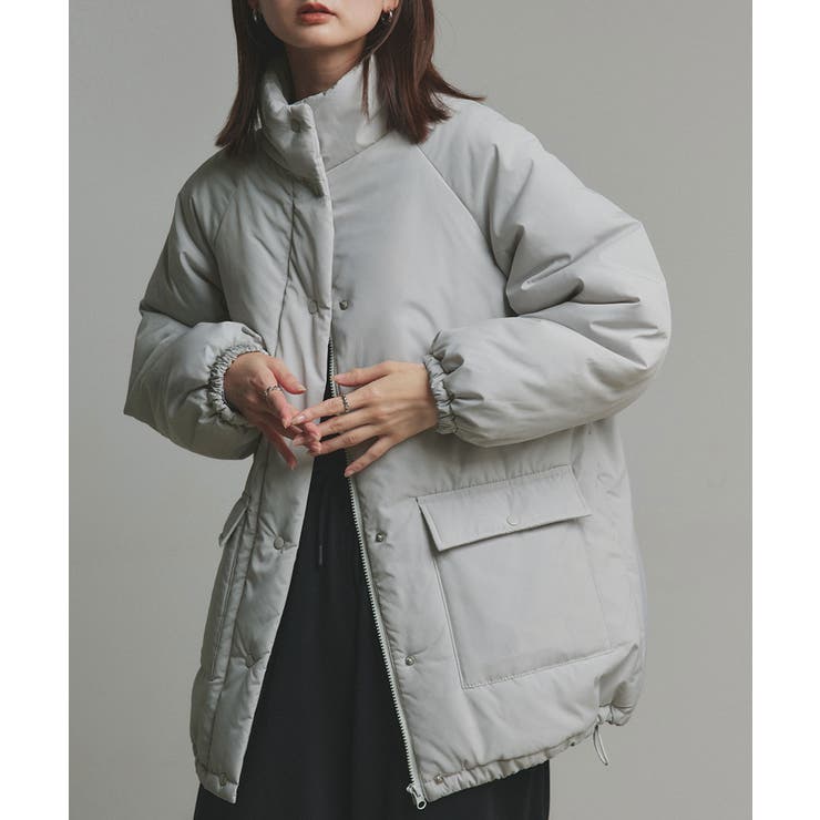 【2025AW新作】ラグランパデットミドルブルゾン | ad thie | 詳細画像33 