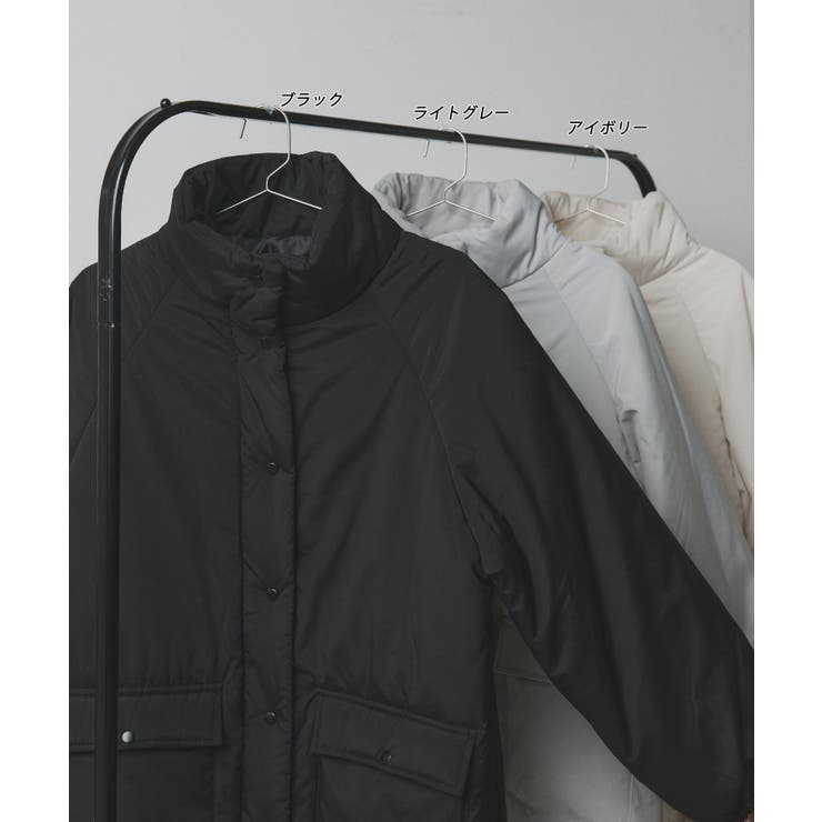 【2025AW新作】ラグランパデットミドルブルゾン | ad thie | 詳細画像38 