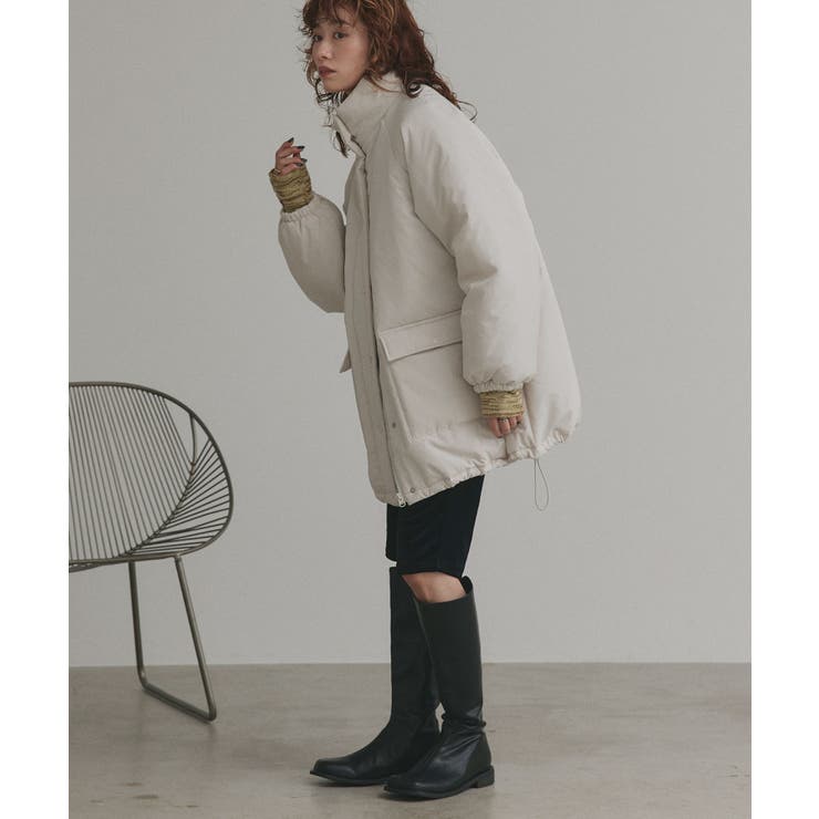 【2025AW新作】ラグランパデットミドルブルゾン | ad thie | 詳細画像4 