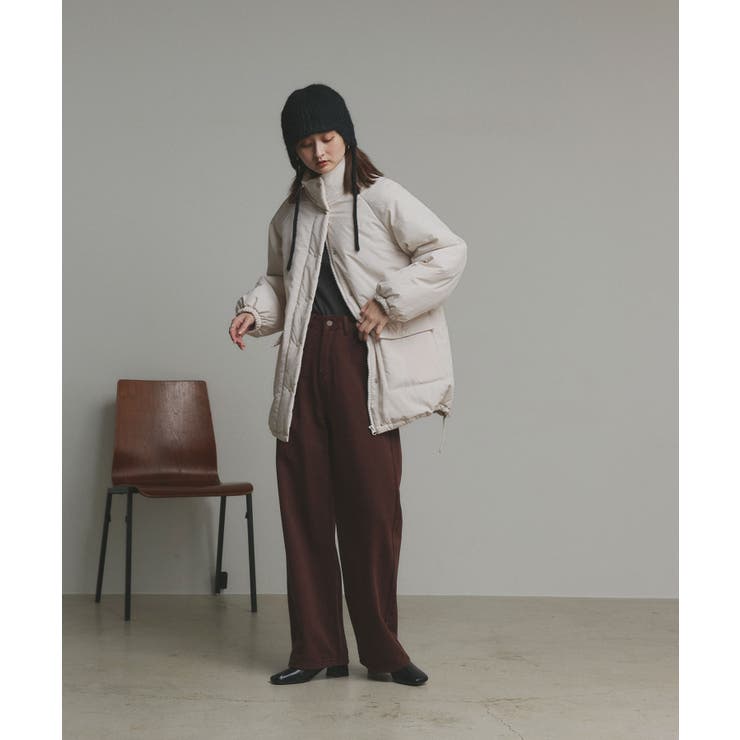 【2025AW新作】ラグランパデットミドルブルゾン | ad thie | 詳細画像9 