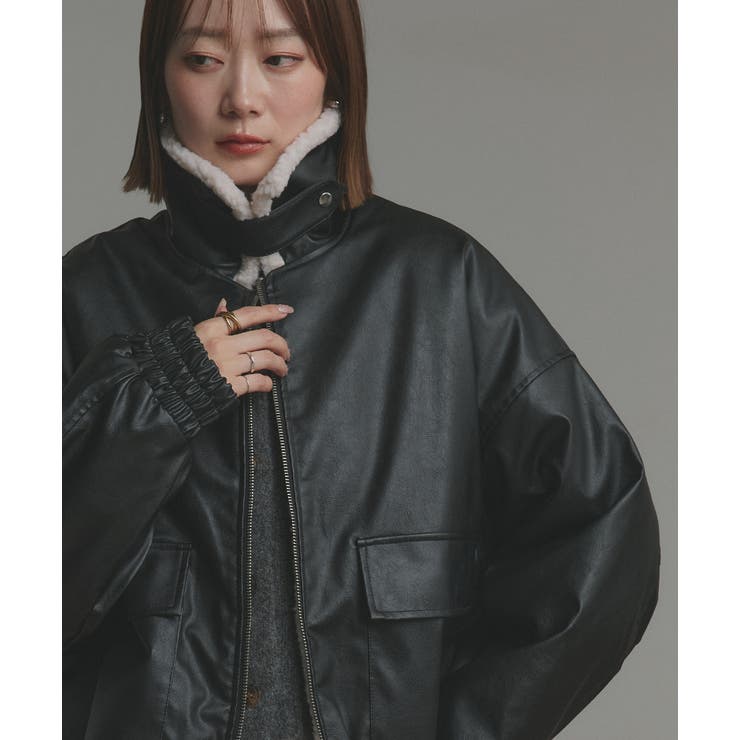 【2025AW新作】ヴィンテージライクボアブルゾン | ad thie | 詳細画像10 