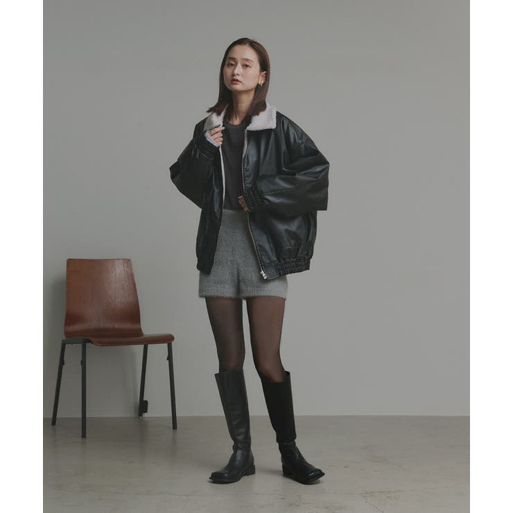 【2025AW新作】ヴィンテージライクボアブルゾン | ad thie | 詳細画像11 