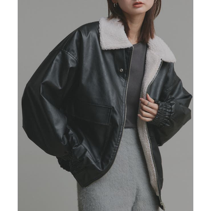 【2025AW新作】ヴィンテージライクボアブルゾン | ad thie | 詳細画像13 