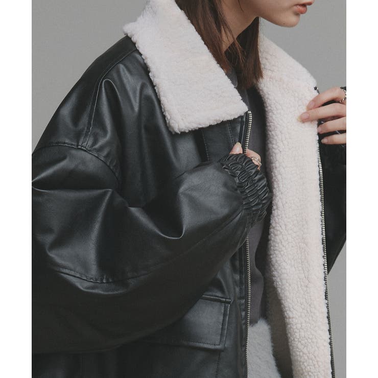 【2025AW新作】ヴィンテージライクボアブルゾン | ad thie | 詳細画像15 