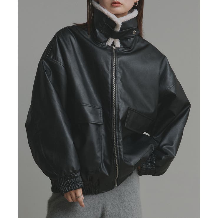 【2025AW新作】ヴィンテージライクボアブルゾン | ad thie | 詳細画像17 