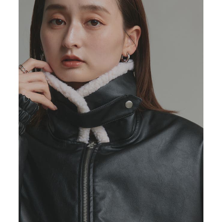 【2025AW新作】ヴィンテージライクボアブルゾン | ad thie | 詳細画像18 