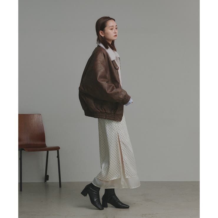 【2025AW新作】ヴィンテージライクボアブルゾン | ad thie | 詳細画像31 