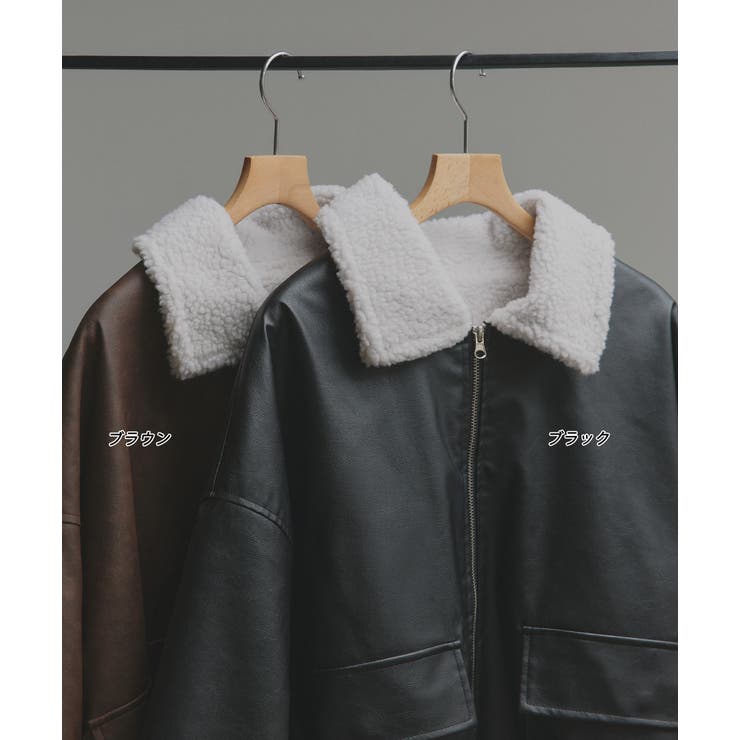 【2025AW新作】ヴィンテージライクボアブルゾン | ad thie | 詳細画像38 